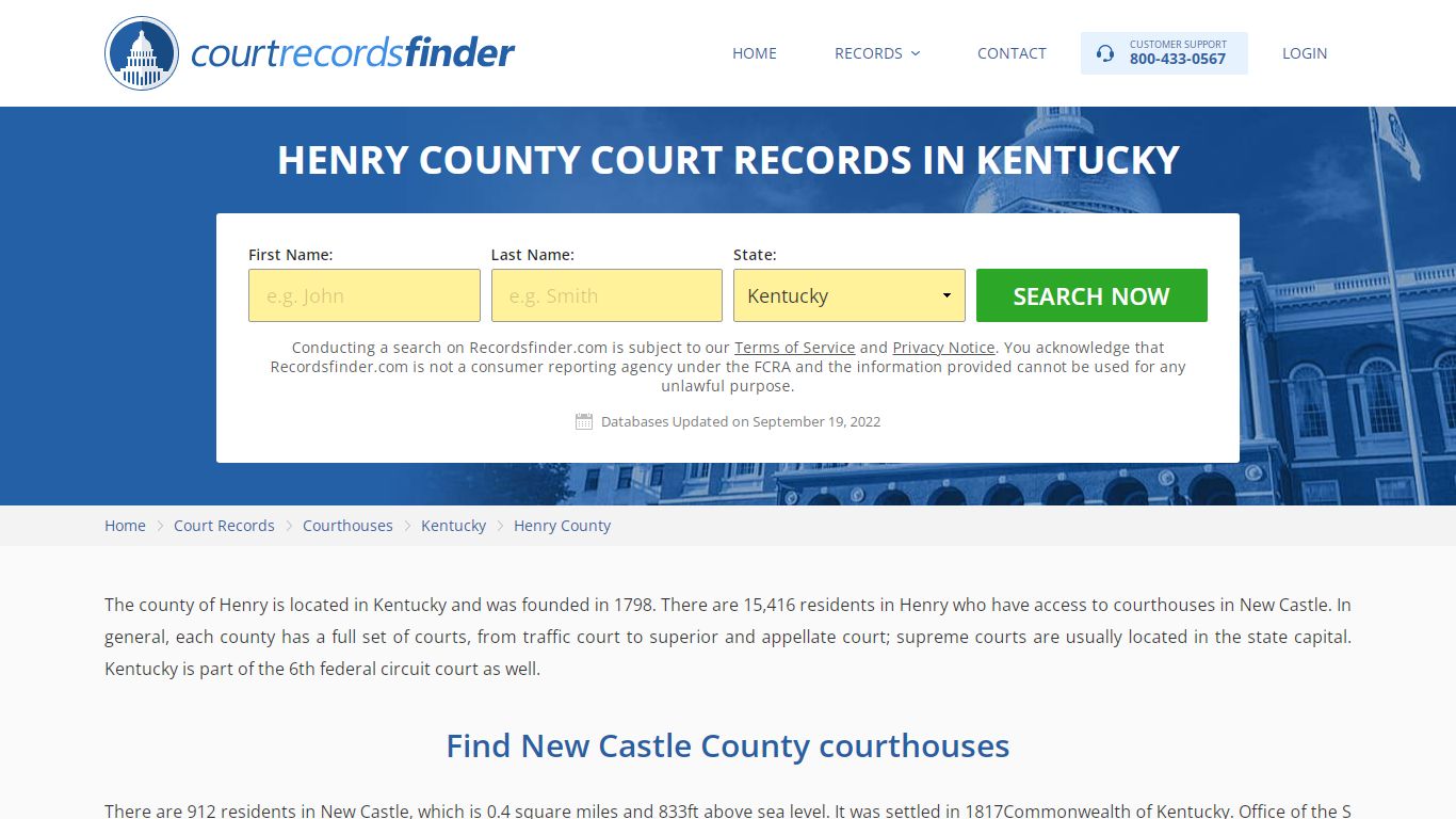 Henry County, KY Court Records - Find Henry Courthouses